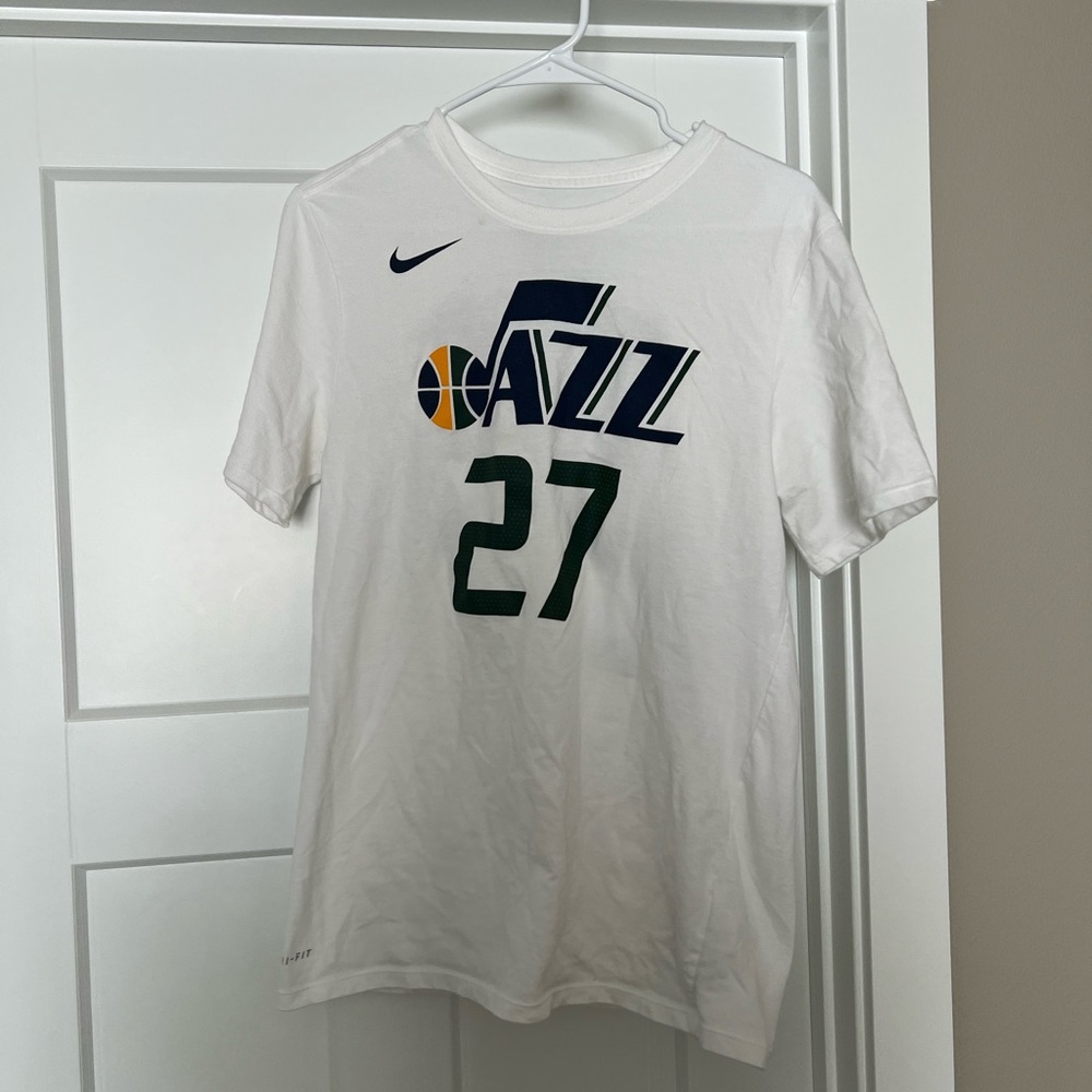 Unisex Nike White Jazz Logo Tee